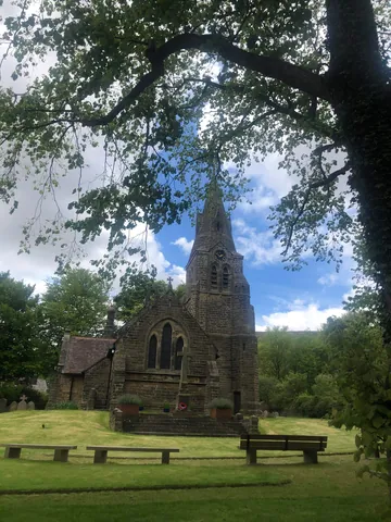 Edale Chruch on the Kinder Scout Hike