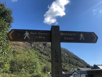 Nant Gwynant Beddgelert Sign