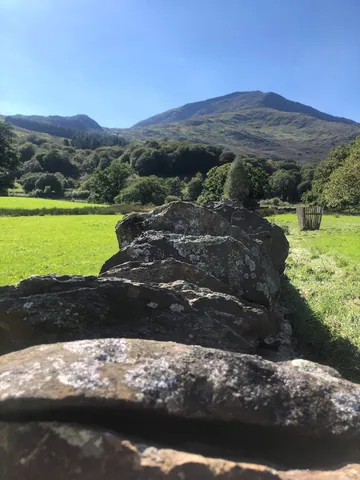 Stone Wall Near Beddgelert