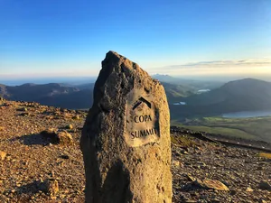 Summit Sign on Snowdon