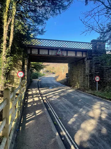 Railway Bridge at the Start of the Kinder Scout Hike