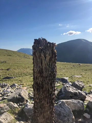 Coin Pole on Snowdon Hike