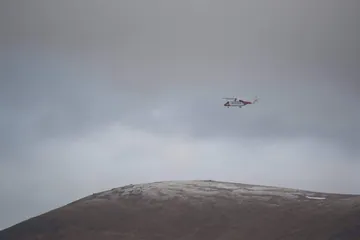 Helecopter Rescue on the Llanberis Path