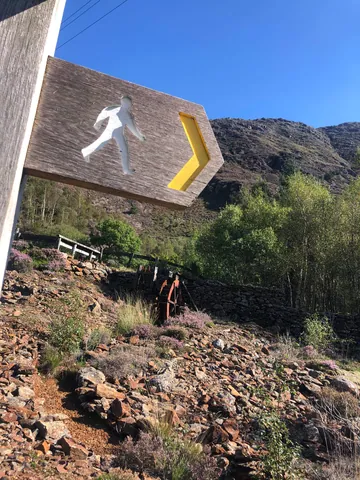 Walking Path Sign