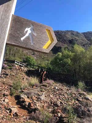 Walking Path Sign