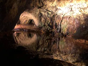 Inside Sygun Copper Mine