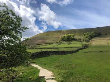Edale Valley on the Kinder Scout Hike