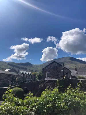 Beddgelert on a Sunny Day