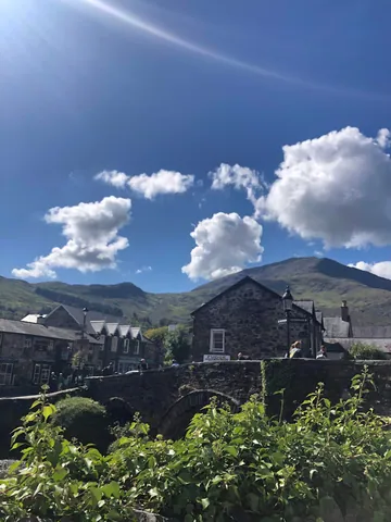 Beddgelert on a Sunny Day