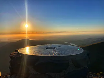 Toposcope on Snowdon Summit
